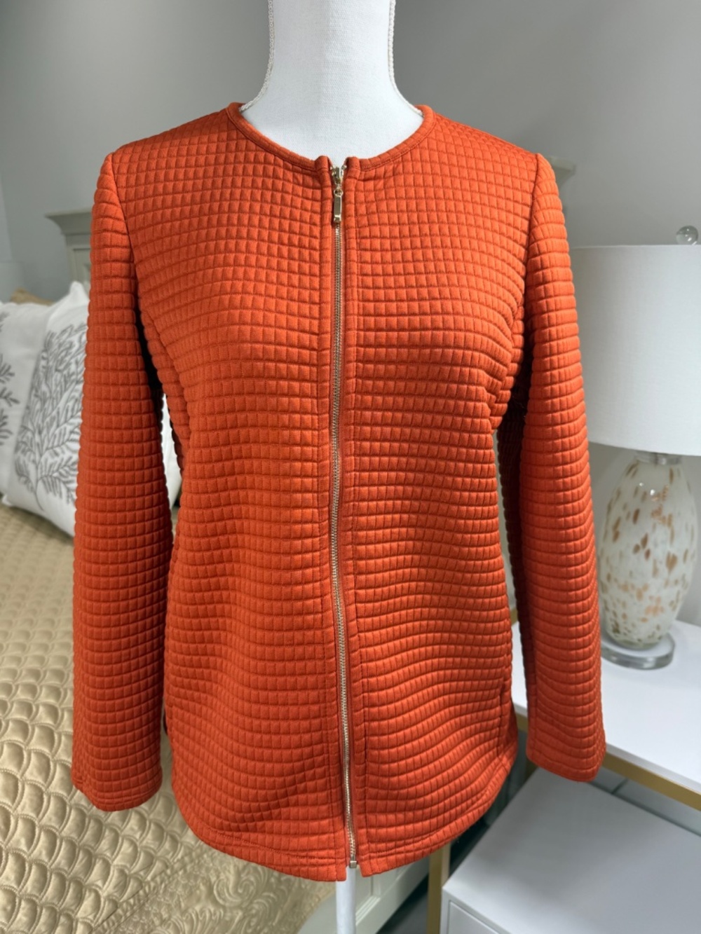 Chico's Full Zipper Jacket Size Chico's 0 Small